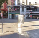 Mupi en Plaza de los Litris, Huelva